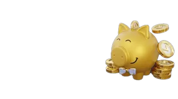 Акция кэшбэка в Казино Вавада с изображением золотой копилки и монет, символизирующих возврат средств для постоянных игроков.