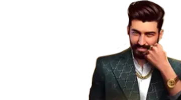 Промо-изображение бесплатных вращений в Интернет-казино Вавада, где элегантный мужчина в зелёном костюме приглашает игроков воспользоваться бонусами.